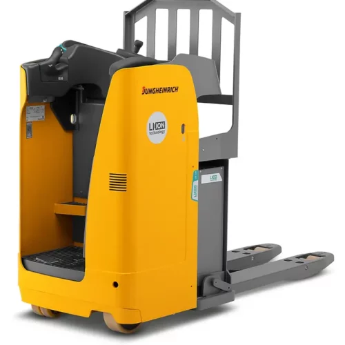 ESE 120 Transpaleta eléctrica con plataforma lateral 2.0t