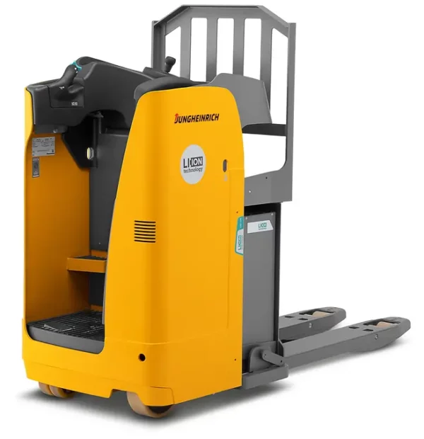 ESE 120 Transpaleta eléctrica con plataforma lateral 2.0t